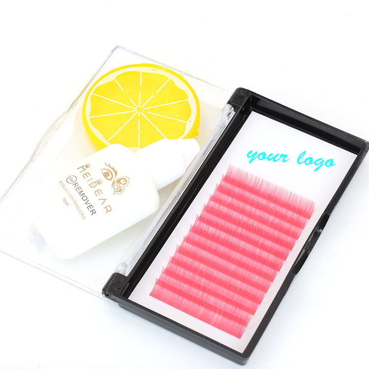 Lash manufacturer UK provide lightweight and comfortable colored extension eyelash